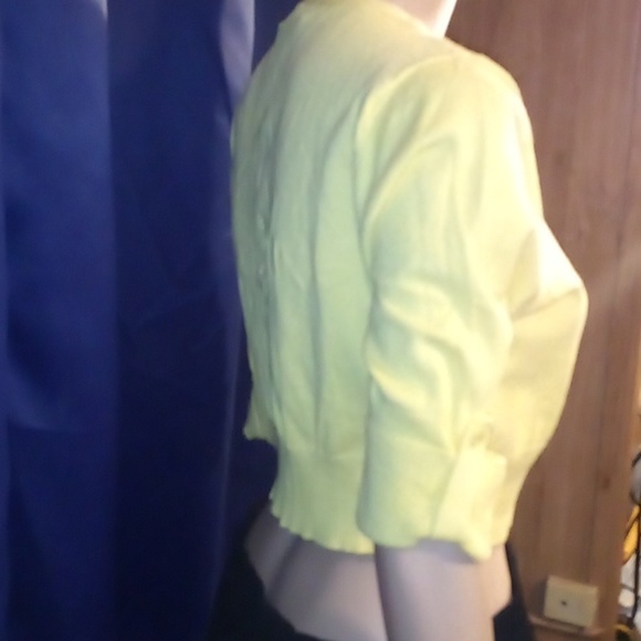 Gorgeous Sweater Project Yellow Crop Sweater - Size Large - Picture 4 of 8